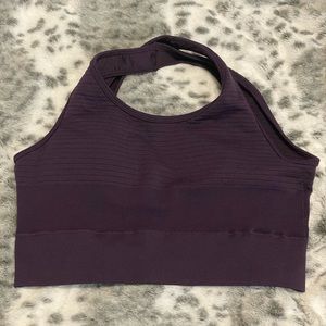 Alphalete Revival Vault Bra - Purple Noir